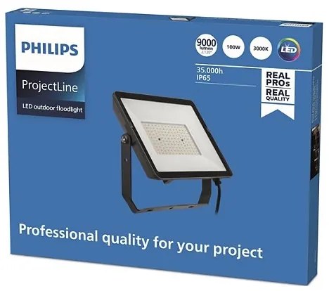 Philips - Proiettore LED da esterno PROJECTLINE LED/100W/230V IP65 3000K