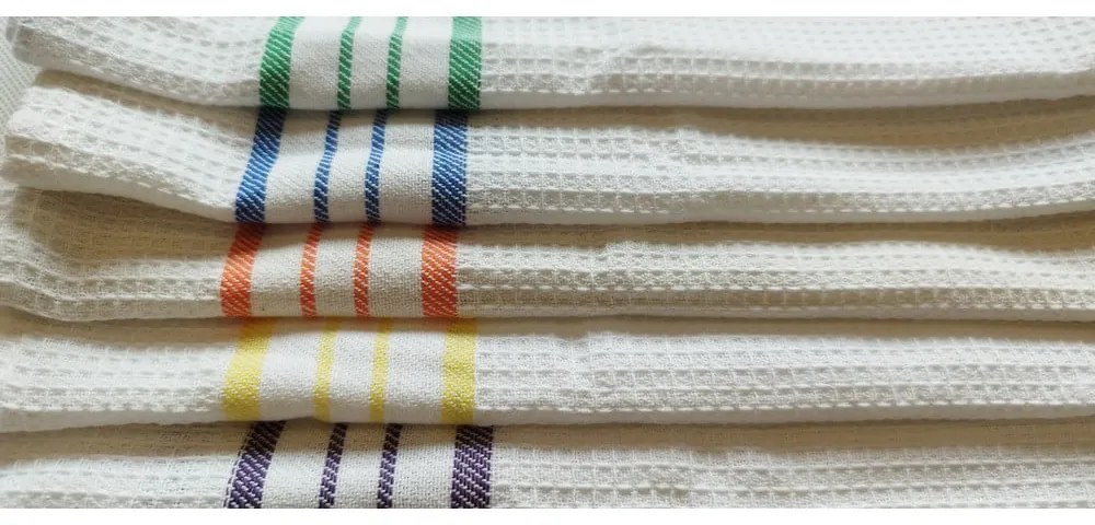 Set di 5 asciugamani in cotone 42x62 cm - JAHU collections