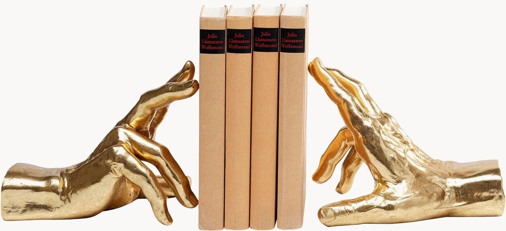 Set di 2 fermalibri Holding Fingers