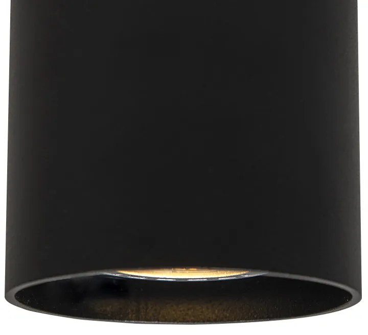 Faretto Smart nero oro con WiFi GU10 - Tubo