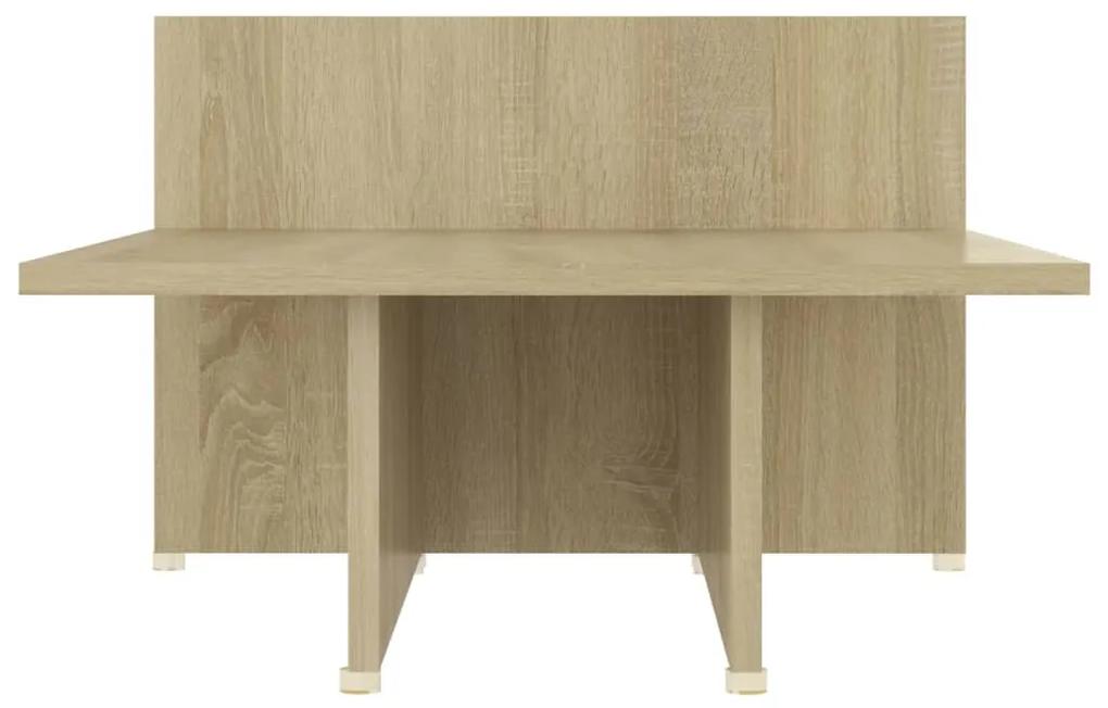 Tavolino salotto rovere sonoma 111,5x50x33cm legno multistrato