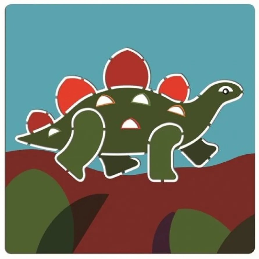 Stencil illustrati - dinosauri