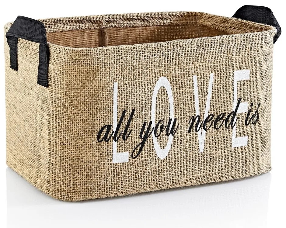 Cestino in iuta 30x22x30 cm - Mioli Decor