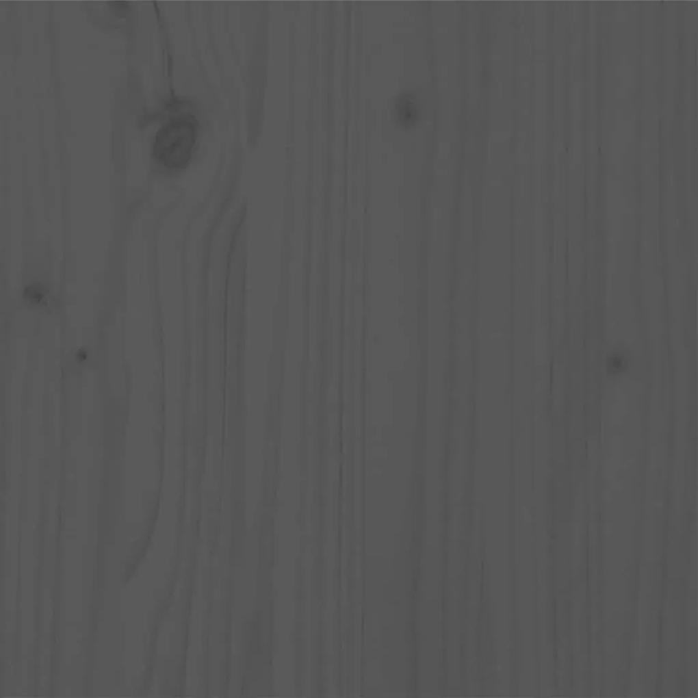 Giroletto grigio in legno massello di pino 200x200 cm