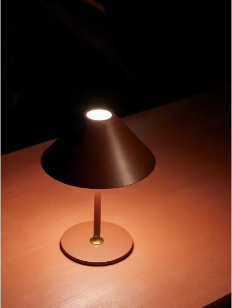 Halo Design 800834- Lampada da tavolo ricaricabile dimmerabile a LED HYGGE LED/3W/4000 mAh IP54 bordeaux