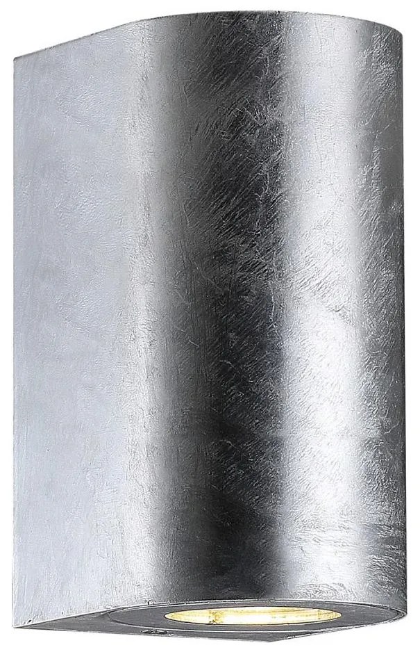 Nordlux - Applique da esterno CANTO 2xGU10/28W/230V IP44 argento