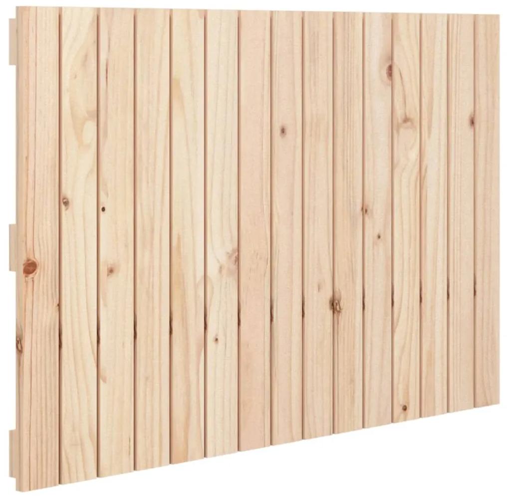 Testiera da parete 95,5x3x60 cm in legno massello di pino