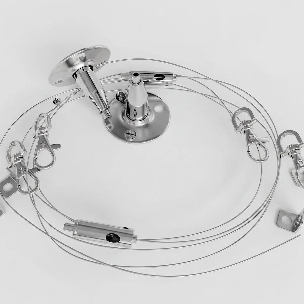 Kit di Sospensione a Y per Pannelli LED 4 Cavi