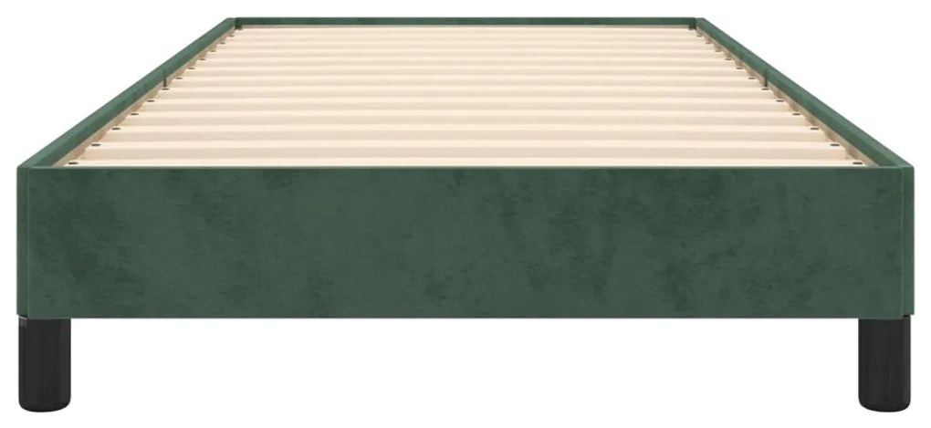 Giroletto verde scuro 100x200 cm in velluto