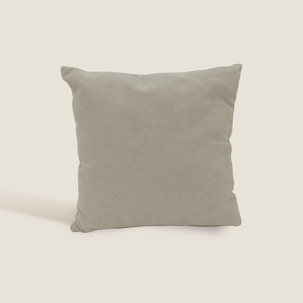 Destiny cuscino disponibile in diversi colori realizzato in tessuto morbido impermeabile T02 panna