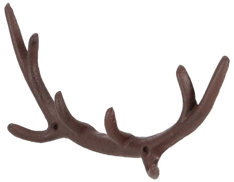 Appendiabiti da parete in metallo marrone Antlers - Esschert Design