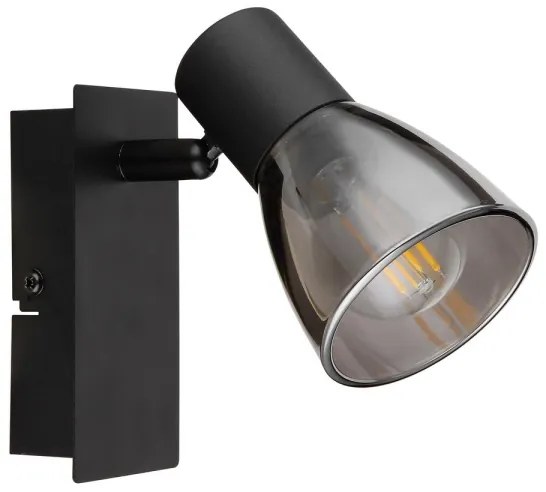 Globo 54307-1 - Faretto da parete CLAUDE 1xE14/40W/230V nero