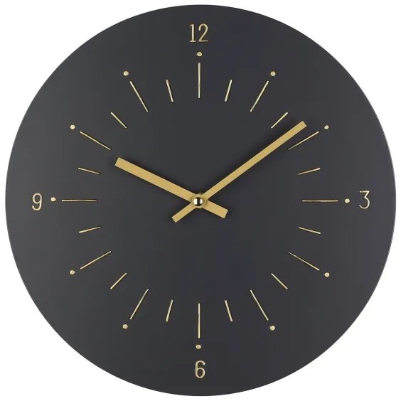 Eglo 425509 - Orologio da parete TAKAHAGI 1xAA diametro 30 cm nero