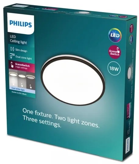 Philips- Plafoniera LED dimmerabile OZZIET SCENE SWITCH LED/18W/230V 4000K