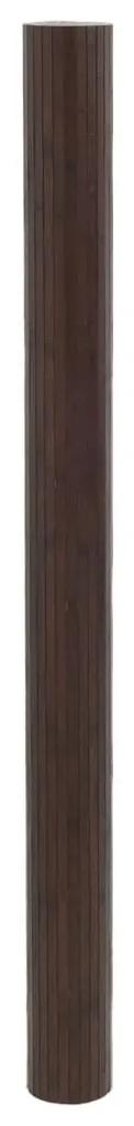 Divisorio ambienti marrone scuro 165x400 cm in bambù