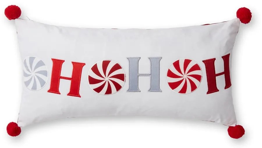 Cuscino decorativo in velluto con motivo natalizio 60x30 cm Ho Ho Ho - Catherine Lansfield