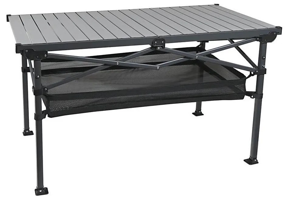 Tavolo da campeggio pieghevole 118x70 cm antracite