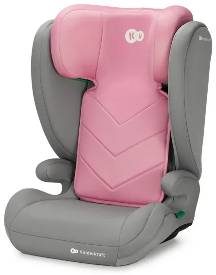 KINDERKRAFT - Seggiolino auto I-SPARK i-Dimensioni (100-150 cm) rosa