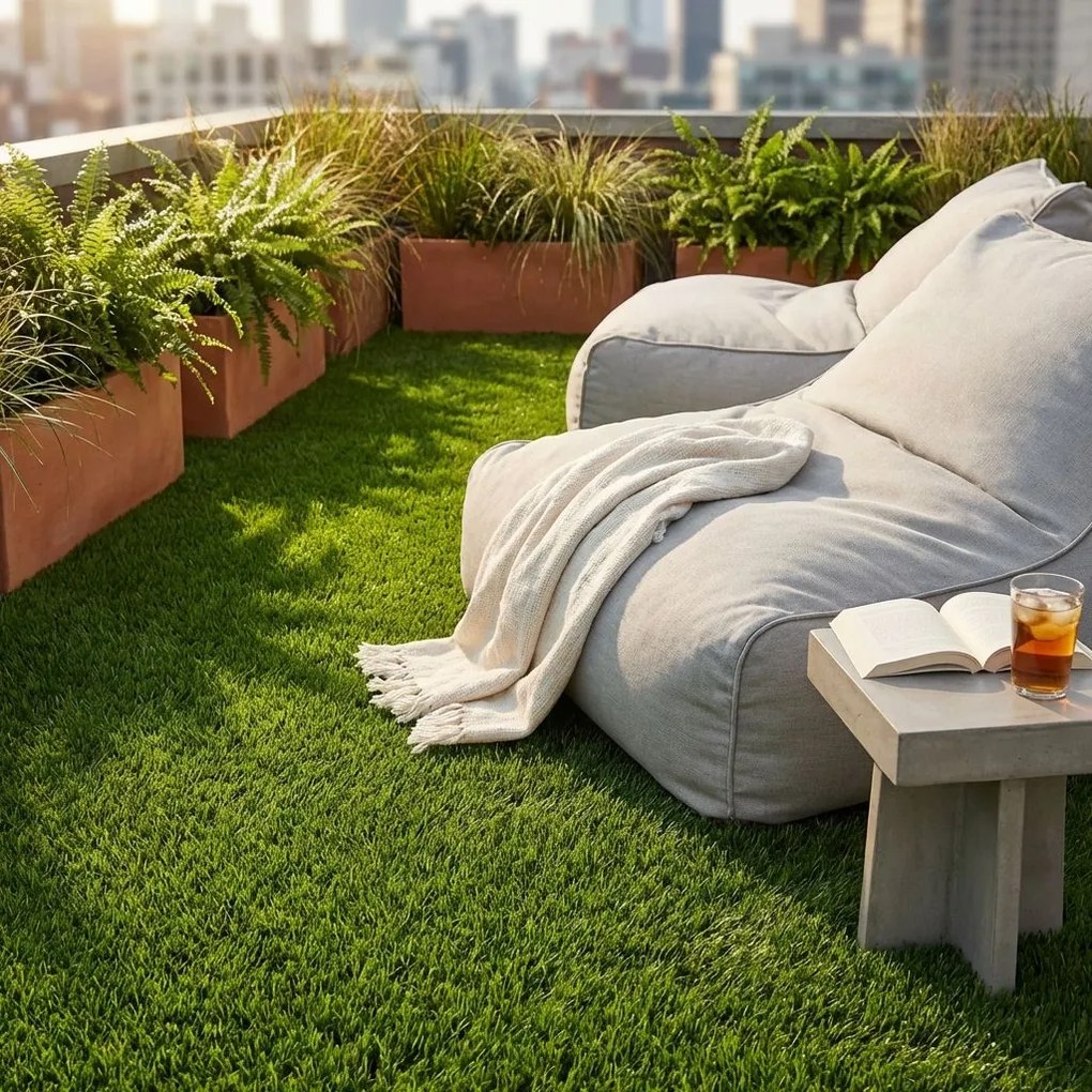 Tappeto Sintetico da 4 cm di spessore misura 1x 25 m