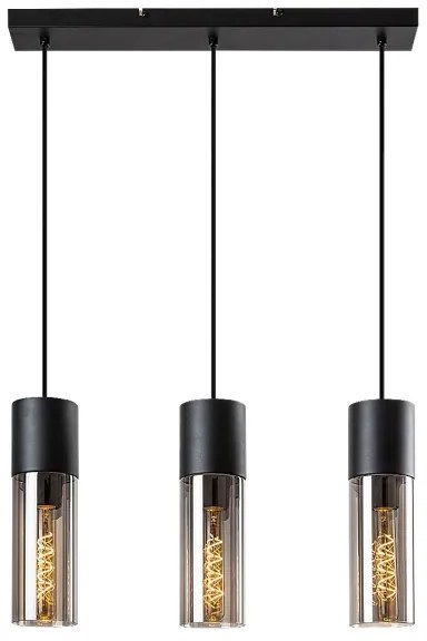 Rabalux 72053 - Lampadario a sospensione con filo RONNO 3xE27/25W/230V