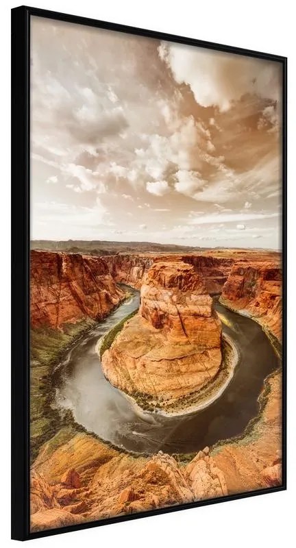 Poster  Colorado River  Cornice Quadri Cornice nera, Larghezza x Altezza Home decor 20x30