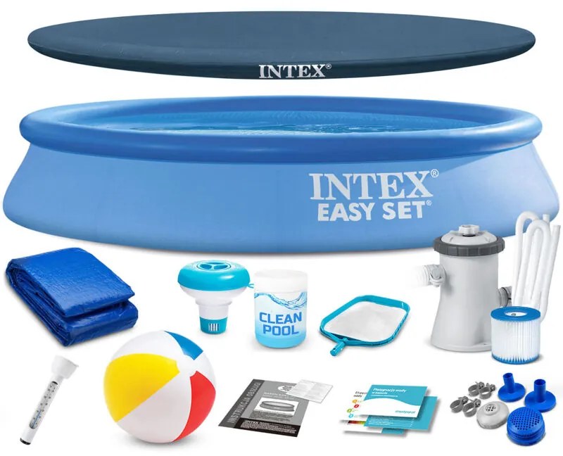 Piscina espandibile da giardino 305 x 61 cm 16 in 1 INTEX 28118