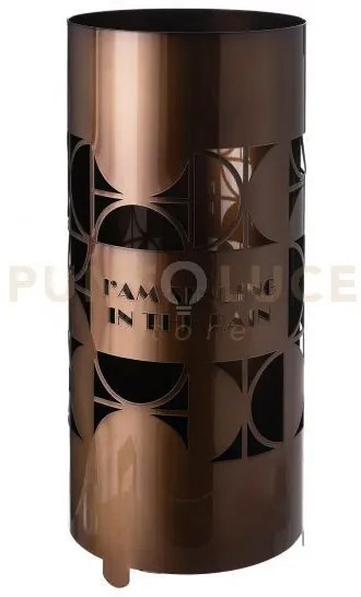 Portaombrelli moderno singing in the rain caramello industrial in f...