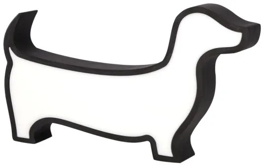 Lampada da scrivania per bambini DOG LED/12W/230V nera