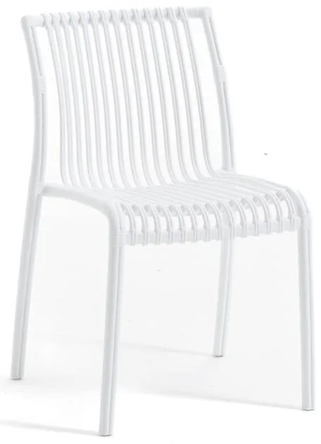 Sedia da giardino in polipropilene Athena NEW GARDEN, set da 6 pezzi