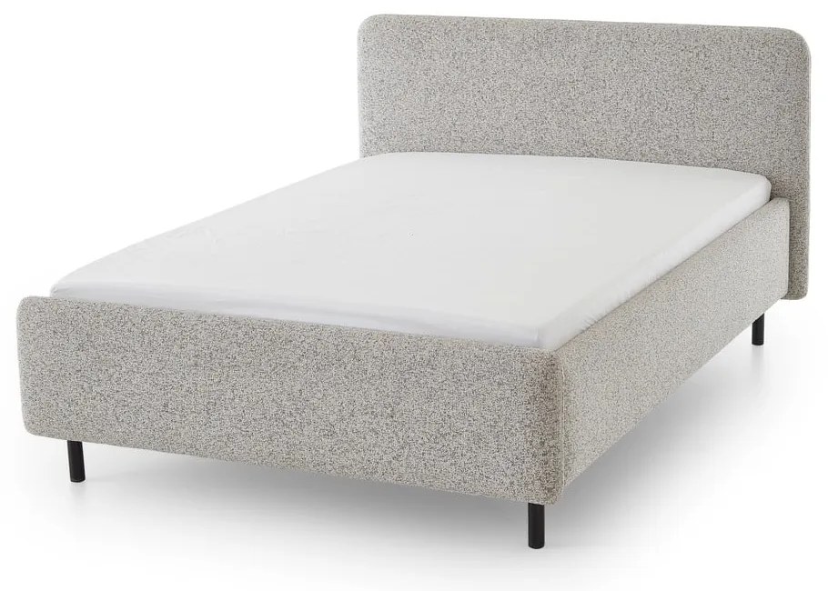 Letto matrimoniale imbottito beige rete non inclusa 180x200 cm Primo – Meise Möbel