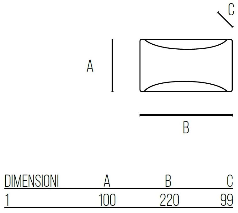 Applique LED IP54  E27 Bianco (ULTIMI DISPONIBILI - N°4)