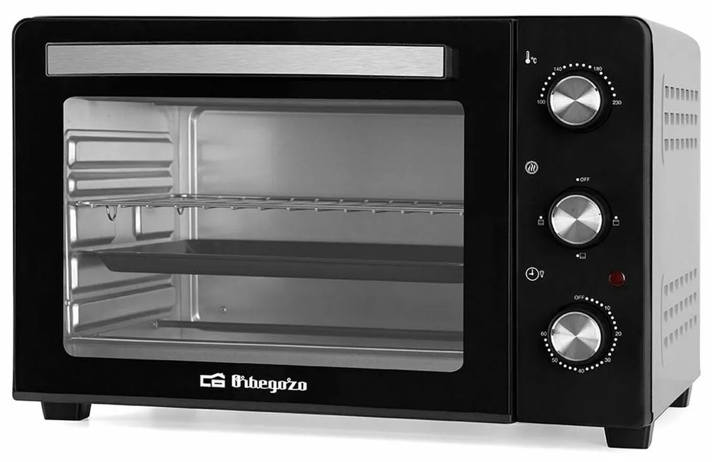 Forno a Convenzione Orbegozo HOT256 Nero 1500 W