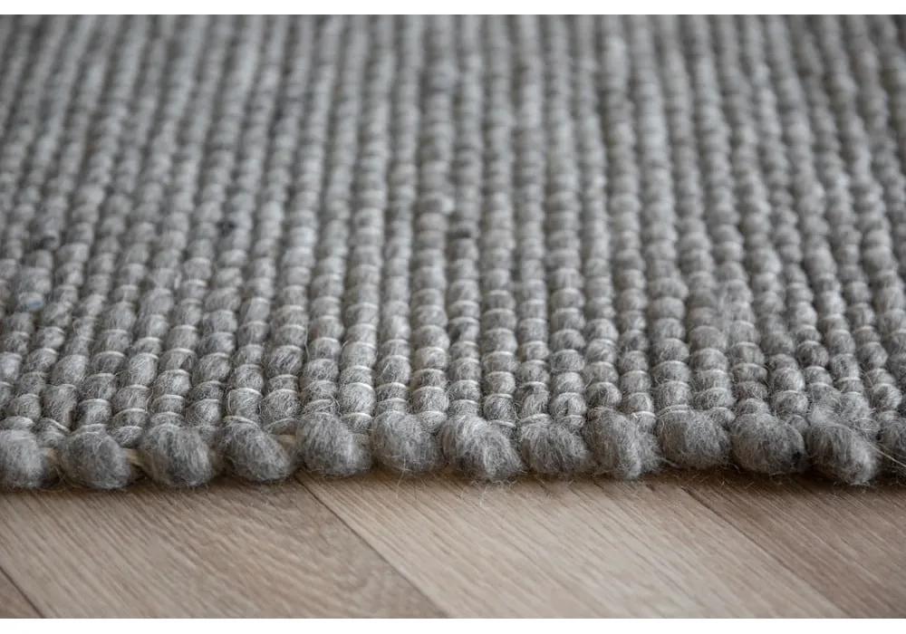 Tappeto in lana grigio 340x240 cm Auckland - Rowico