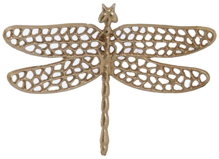 Decorazione murale in metallo 24x17,5 cm Dragonfly - Light &amp; Living