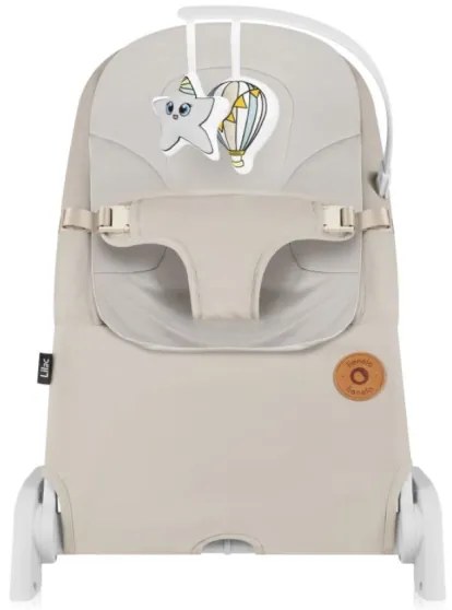 Lionelo - Dondolo per bambini LILAC beige
