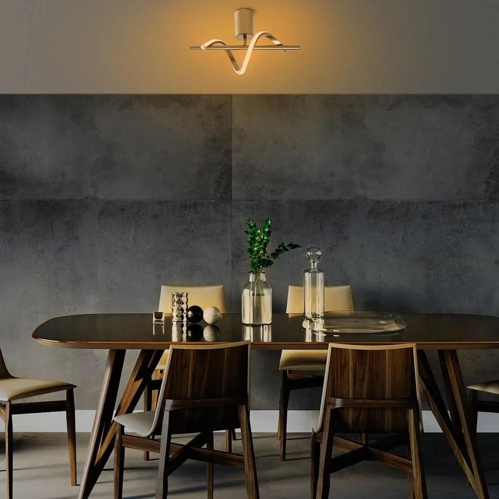 Plafoniera LED dorata 7x41 cm Likma – Opviq lights