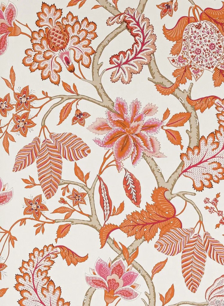 Manuel Canovas Carta da parati Bagatelle - Mandarine