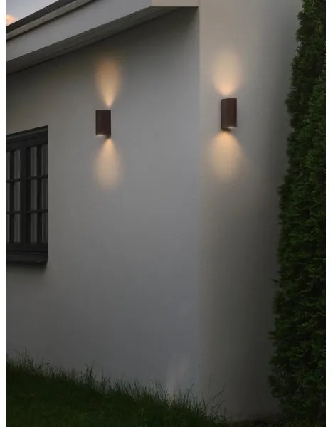 Nordlux - Applique da esterno DION 2xGU10/25W/230V IP44 rezavá