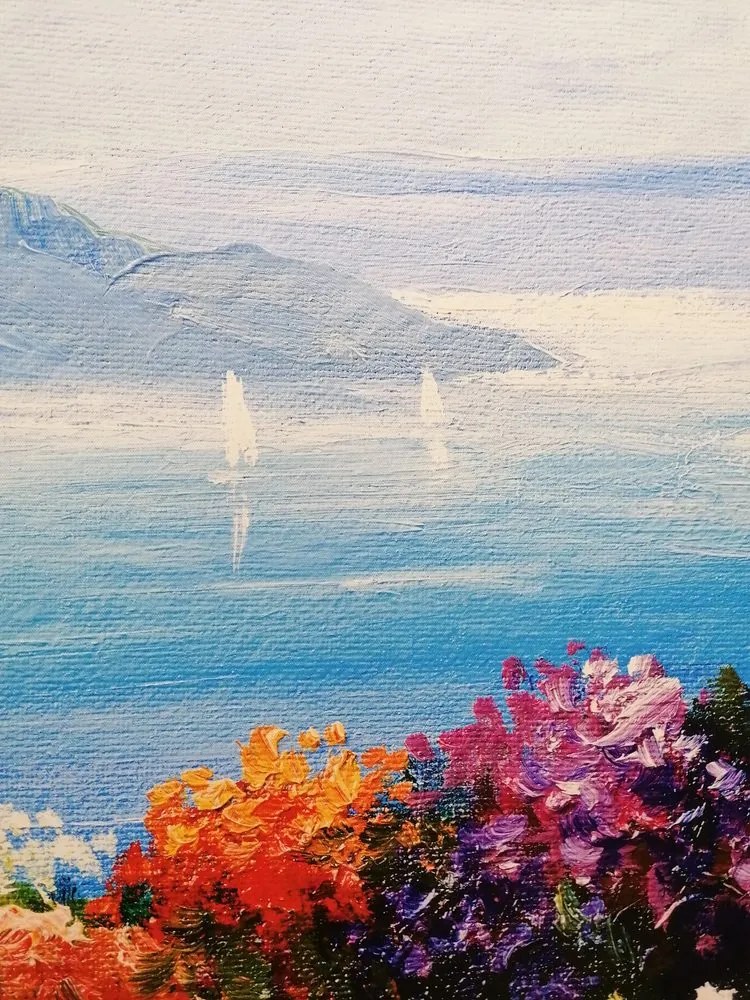 Quadro su tela – Vista sul mare