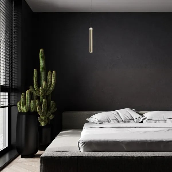 Rabalux 72238 - Lampadario LED a sospensione con filo THELMA LED/10W/230V 4000K nero/oro