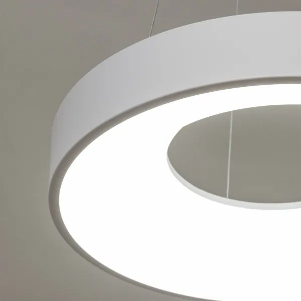 Brilagi - Lampadario a sospensione su cavo dimmerabile FALCON II LED/67W/230V Ø 40 cm bianco + telecomando