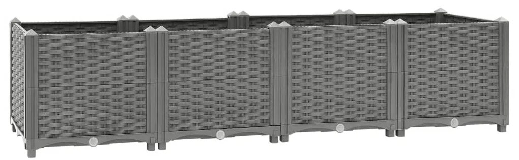 Fioriera Rialzata 160x40x38 Cm İn Polipropilene /