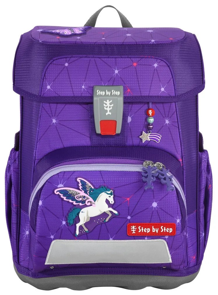 Zaino scuola Step by Step CLOUD, set 5 pezzi, Dreamy Pegasus Shadow