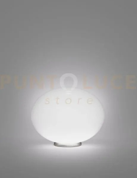 Lucciola lampada da tavolo g bianco satinato nickel satinato 1 luce...