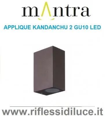 Mantra applique kandanchu grigio scuro  led 10w ip54
