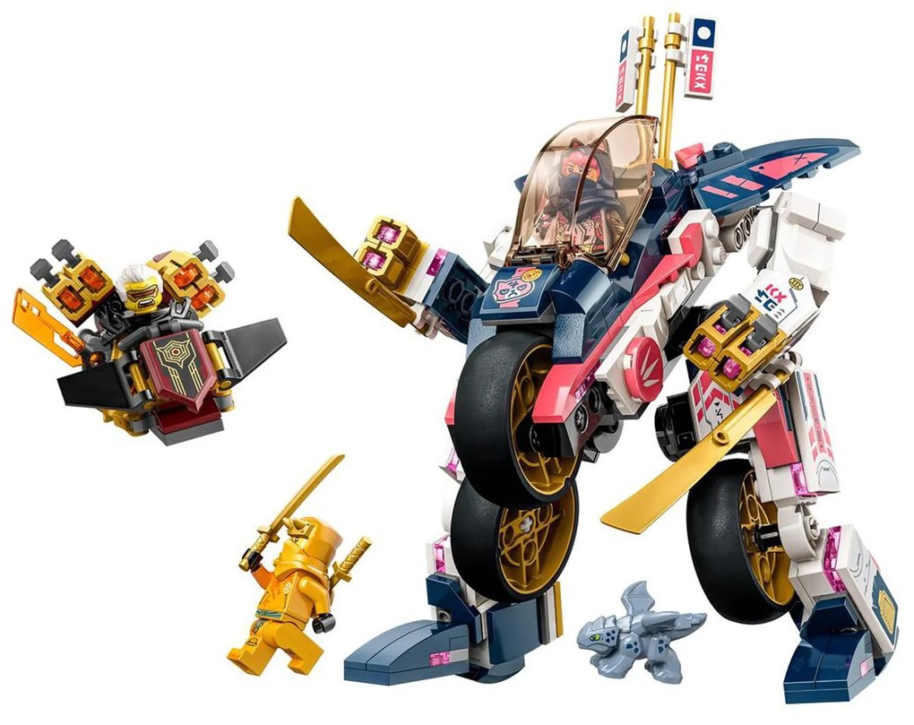 Moto mech Transformer di Sora Ninjago da costruire - Le