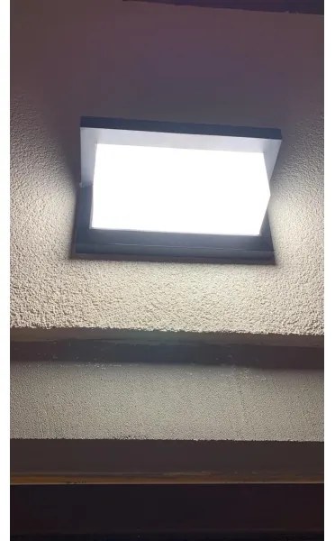 Applique LED da esterno con sensore LED/12W/230V IP54 nero