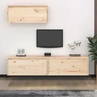 Mobili Porta TV 3 pz in Legno Massello di Pino cod mxl 24122