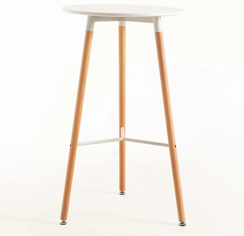 Tavolo alto Tower 60 cm - Bianco