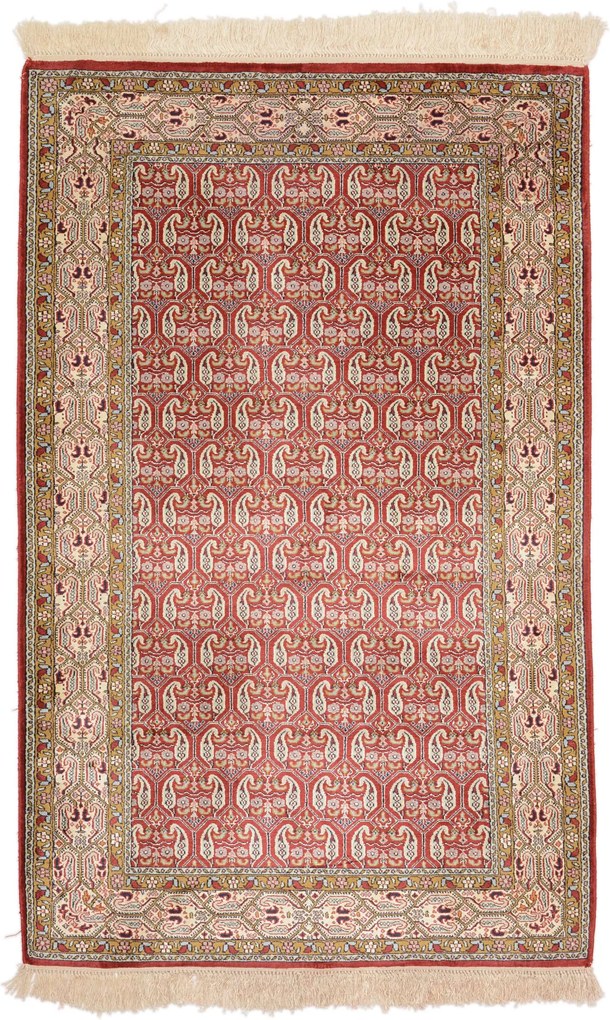 Cashmere Silk Tappeto orientale 80 x 120 (Indian) Annodato A Mano